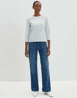 Store Langarmshirt KELIA Regular aus Baumwollmix Basics|Shirts