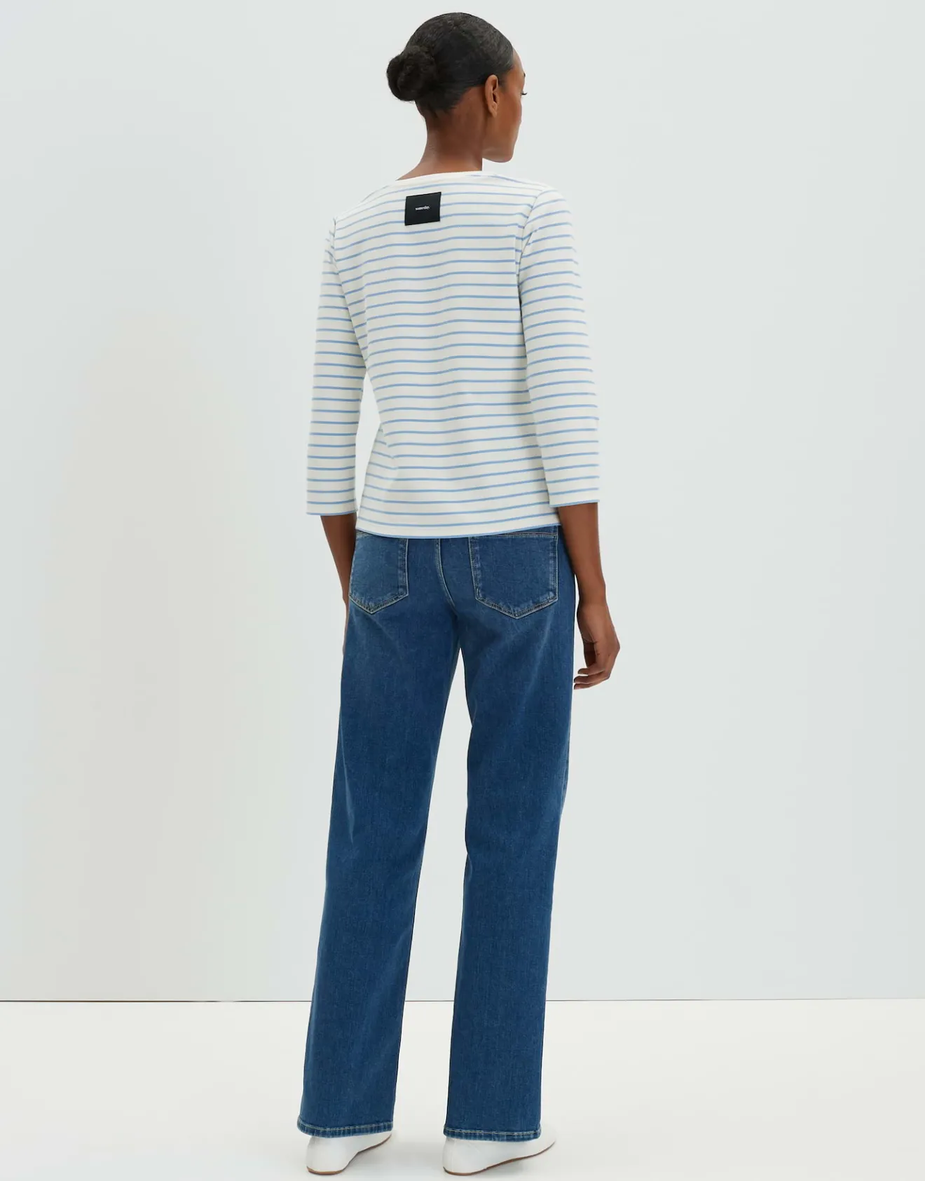 Store Langarmshirt KELIA Regular aus Baumwollmix Basics|Shirts