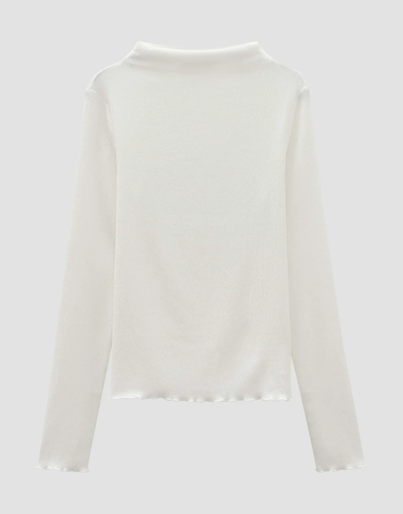 Shop Langarmshirt KELONI Slim aus Kreppstoff Shirts