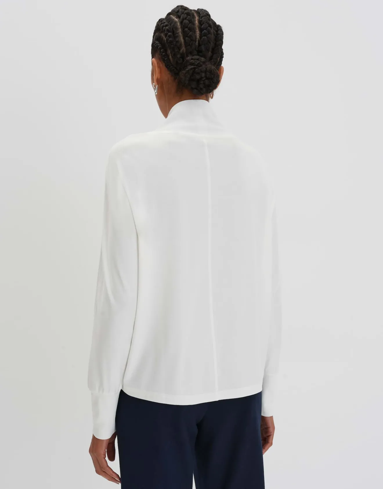 Cheap Langarmshirt KESINE Regular mit umschlagenem Stehkragen Shirts