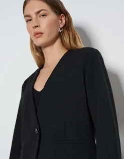 Outlet Leicht taillierter Sweatblazer NEBRU Regular aus Viskose Mix Blazer & Westen