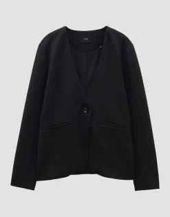 Outlet Leicht taillierter Sweatblazer NEBRU Regular aus Viskose Mix Blazer & Westen