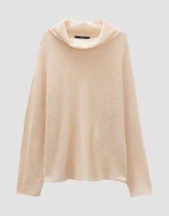New Leichter Strickpullover TIJANA Loose mit Alpakawolle Strick