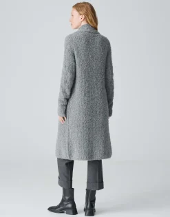 Flash Sale Long Cardigan DULINA Loose aus weichem Bouclé Strick Strick