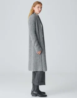 Flash Sale Long Cardigan DULINA Loose aus weichem Bouclé Strick Strick