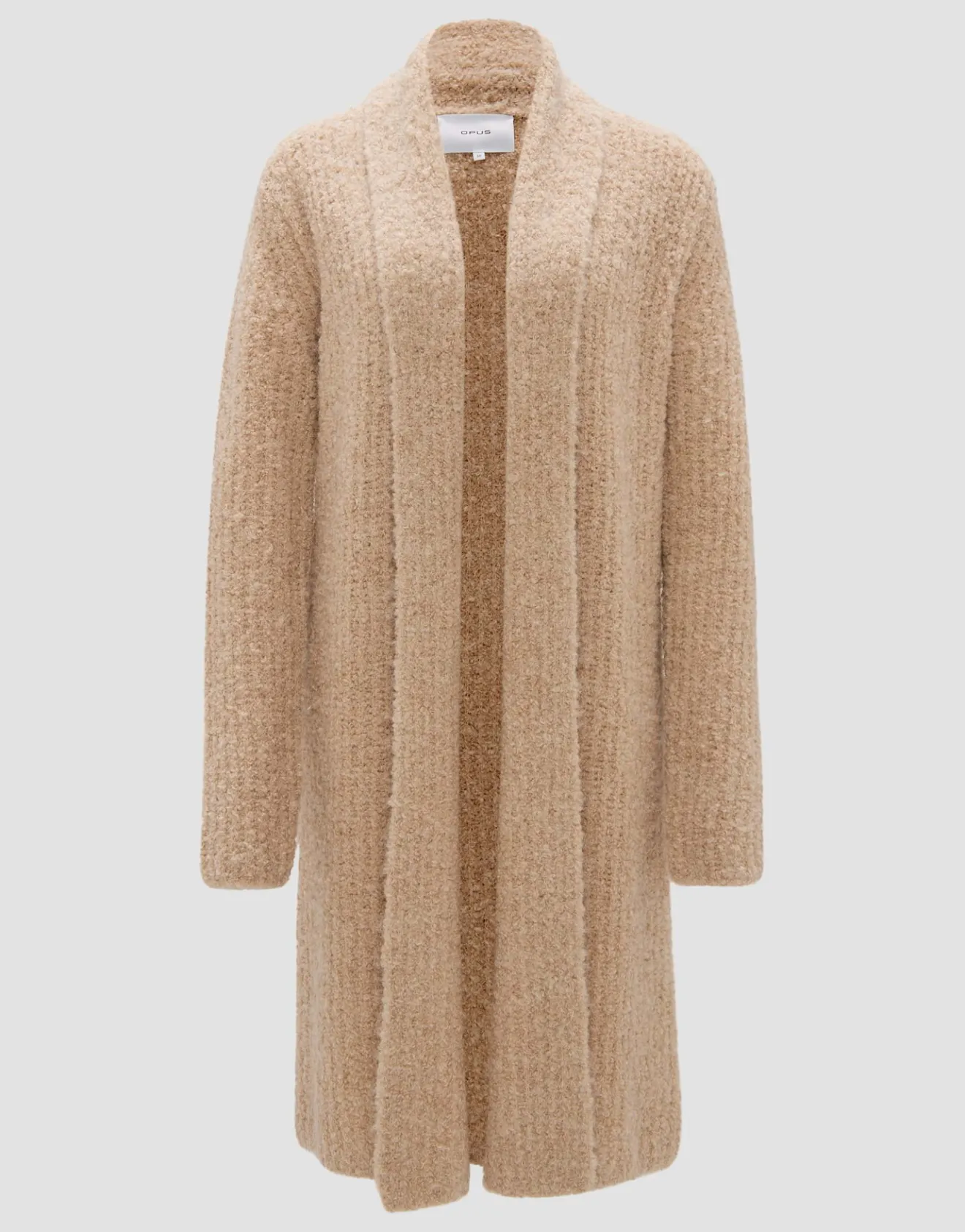 New Long Cardigan DULINA Loose aus weichem Bouclé Strick Strick