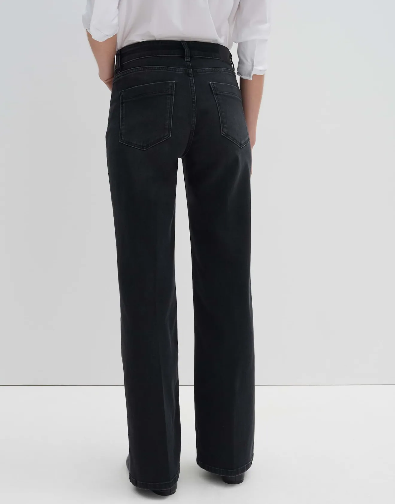 Hot Long Flared Jeans CARIE FRENCH aus stretchigem BCI Cotton Mix Hosen|Jeans