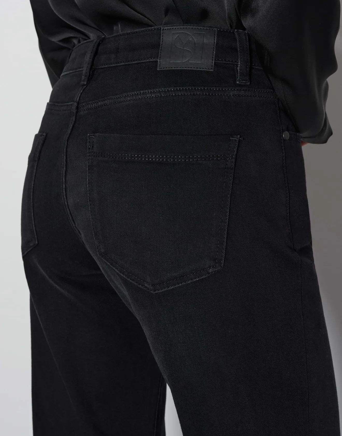 Cheap Long Flared Jeans CARIE LINE Mid Rise mit Biese Jeans