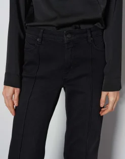 Cheap Long Flared Jeans CARIE LINE Mid Rise mit Biese Jeans
