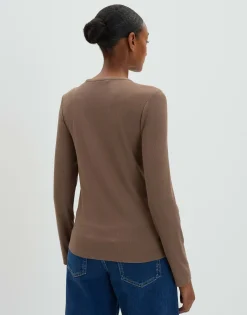 Shop Longsleeve KINOLA Regular aus dezenter Rippstruktur Basics