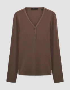 Shop Longsleeve KINOLA Regular aus dezenter Rippstruktur Basics