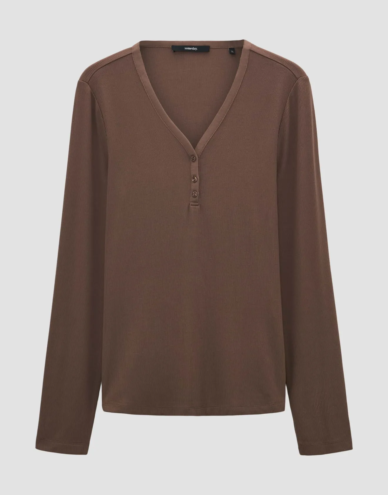 Shop Longsleeve KINOLA Regular aus dezenter Rippstruktur Basics