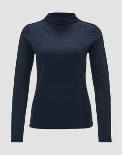 Store Longsleeve SALIMAS Slim aus feinem Ripp-Jersey Shirts