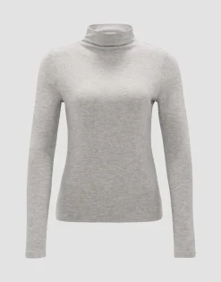 Best Sale Longsleeve SASEMIN Slim aus weichem Feinstrick Basics|Shirts