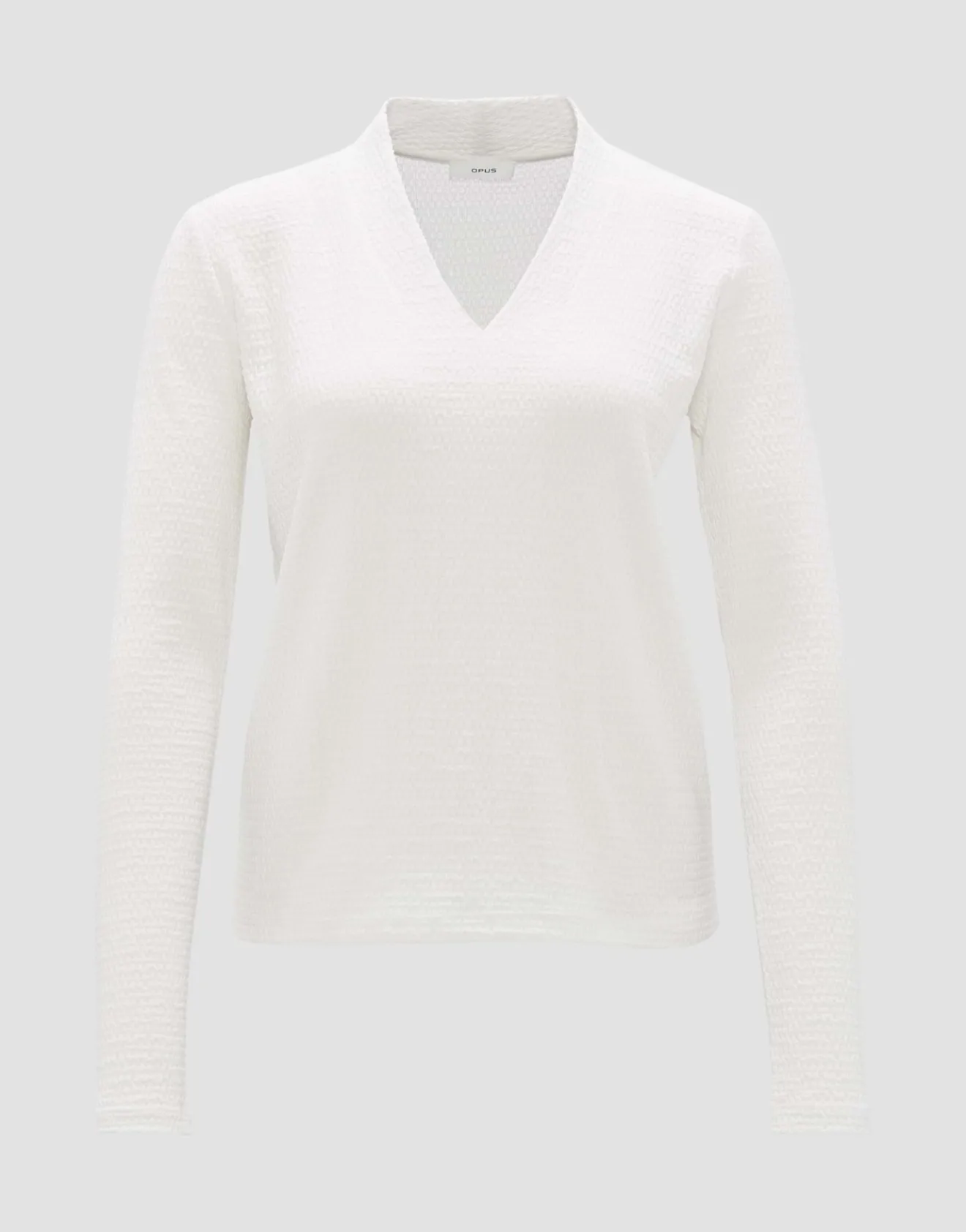 Outlet Longsleeve SIWENA Slim aus strukturiertem Jersey Shirts