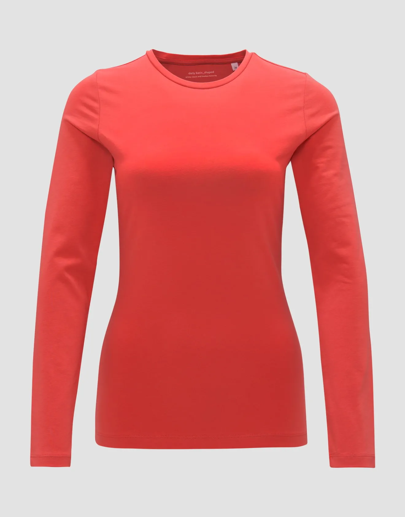 Discount Longsleeve SMILLA Slim aus Jersey Basics|Shirts