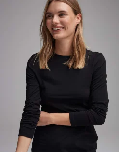 Clearance Longsleeve SMILLA Slim aus Jersey Basics|Shirts