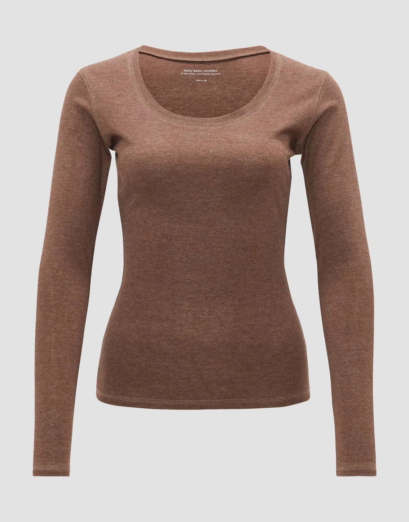 Fashion Longsleeve SORANA Slim aus BCI Cotton Mix Basics|Shirts