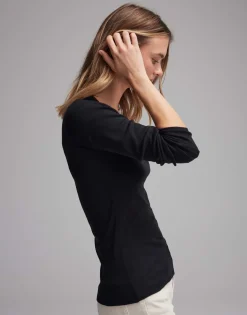 New Longsleeve SORANA Slim aus BCI Cotton Mix Basics|Shirts