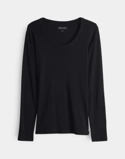 New Longsleeve SORANA Slim aus BCI Cotton Mix Basics|Shirts