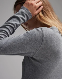 Sale Longsleeve SORANA Slim aus BCI Cotton Mix Basics|Shirts