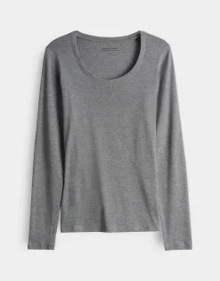 Sale Longsleeve SORANA Slim aus BCI Cotton Mix Basics|Shirts