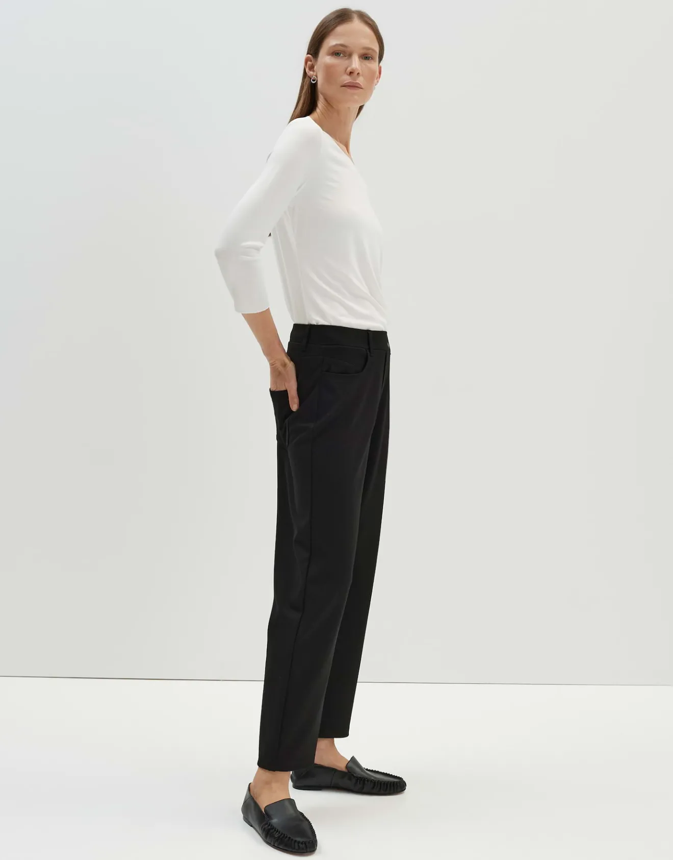Best Lässige Stoffhose CARRIEL mit Barrel Leg Hosen