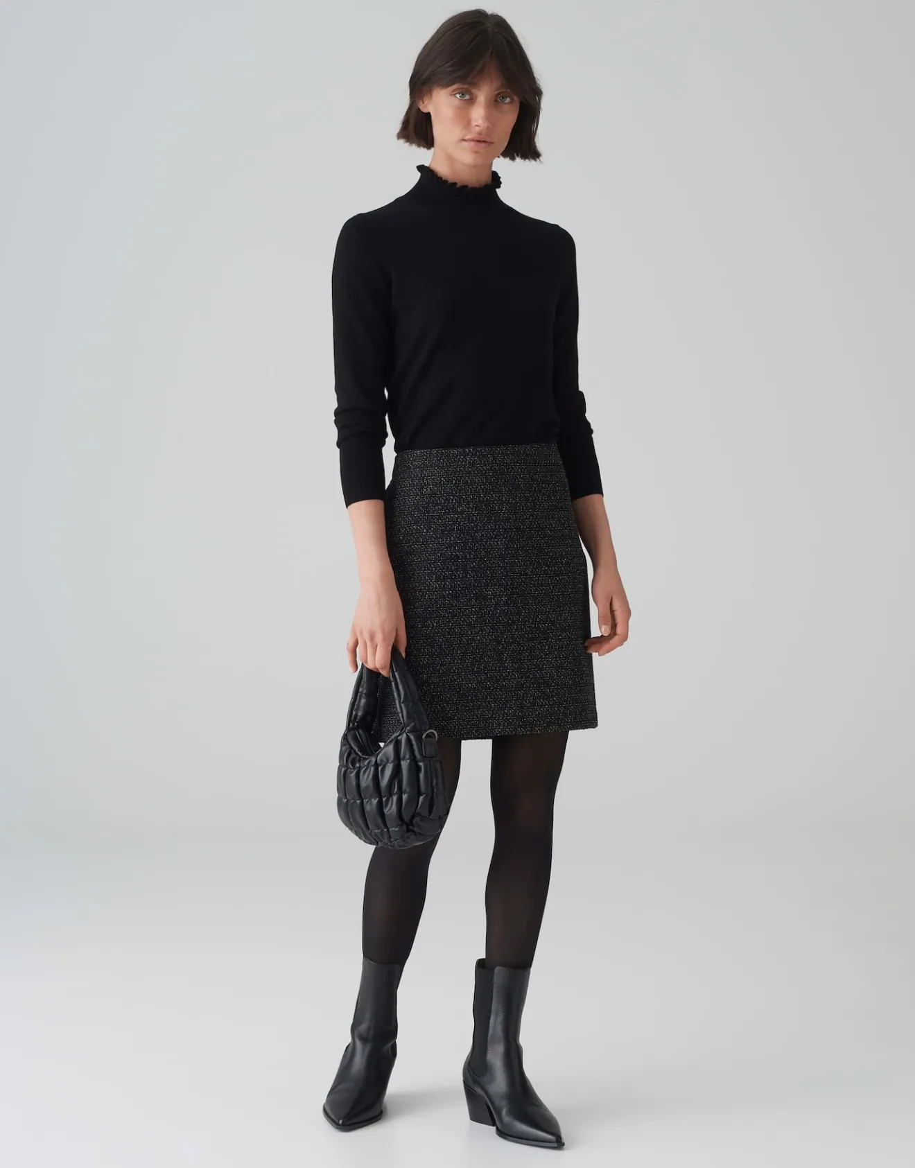 Clearance Minirock RAVENNA SPOTTED Slim mit Glitzer Details Röcke