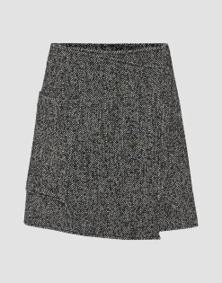 Best Sale Minirock ROANI REMIX A-Linie in Wickel Optik Röcke