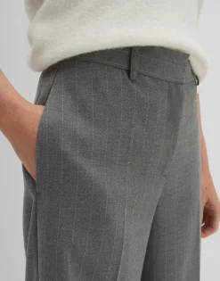 Fashion Nadelstreifenhose CATSBY STRIPE Wide aus Viskose Mix Hosen