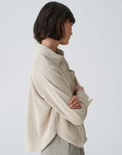 Flash Sale Overshirt FANKI Boxy Fit aus weichem Cord Blusen