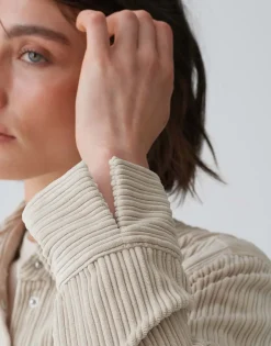 Flash Sale Overshirt FANKI Boxy Fit aus weichem Cord Blusen