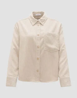 Flash Sale Overshirt FANKI Boxy Fit aus weichem Cord Blusen