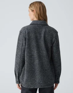 Outlet Overshirt JUNISA Loose mit Wolle Blazer & Westen
