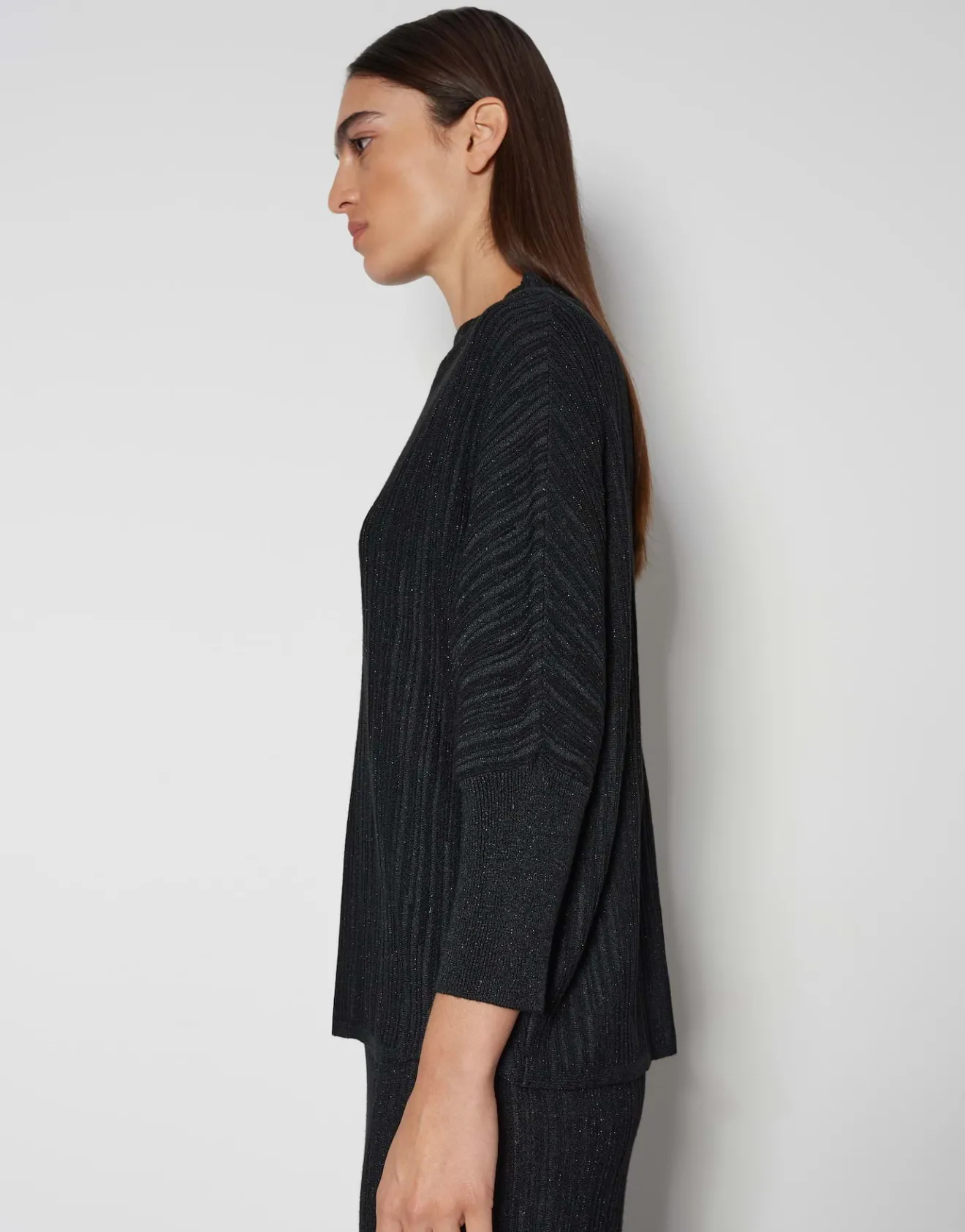 Online Oversize Pullover TIZZI Loose mit Schimmer Effekt Strick