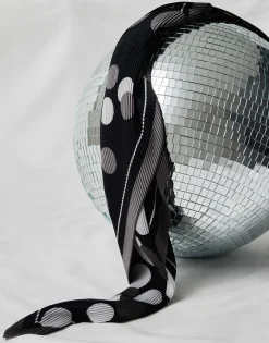 Hot Plisseetuch AEDGY mit Print Accessoires
