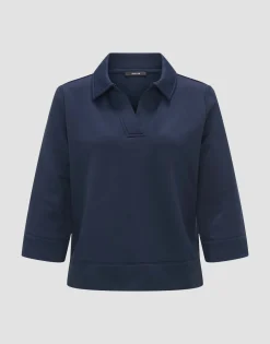Sale Poloshirt GONUT Regular aus Baumwoll Mix Sweat