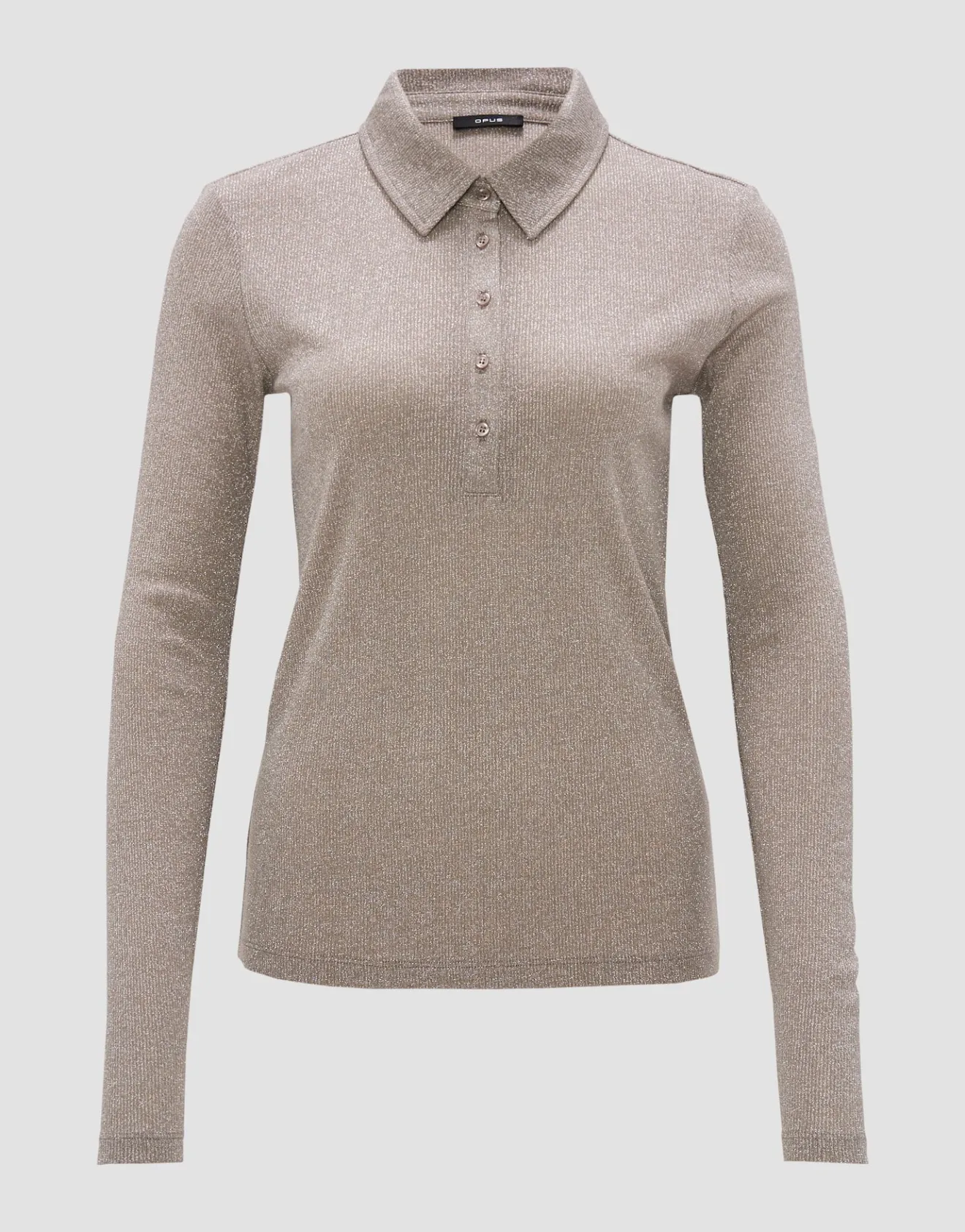 Cheap Poloshirt SAPIPPA Slim aus schimmerndem Ripp-Jersey Shirts