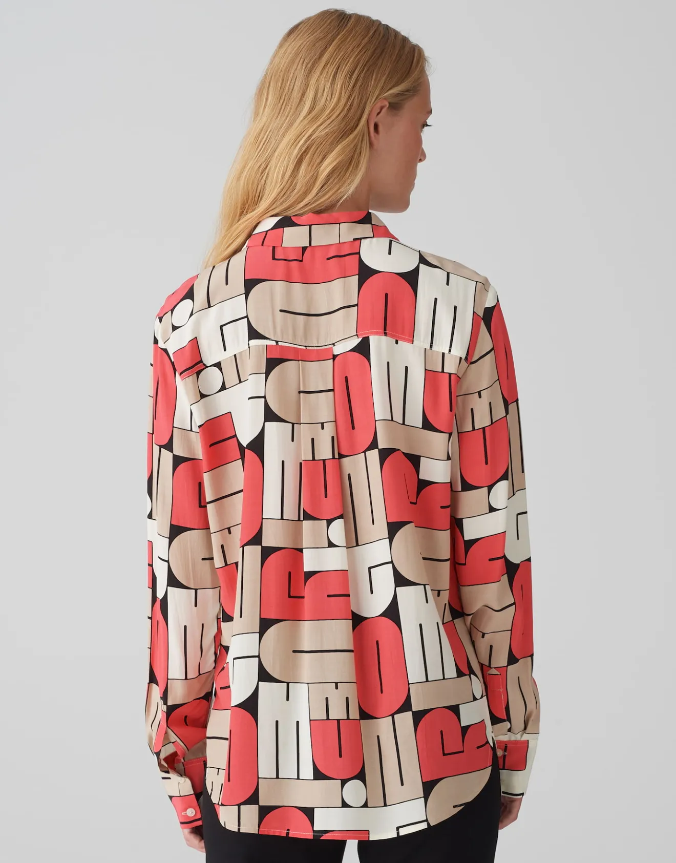 Cheap Printbluse FUMIRA Regular aus reiner Viskose Blusen
