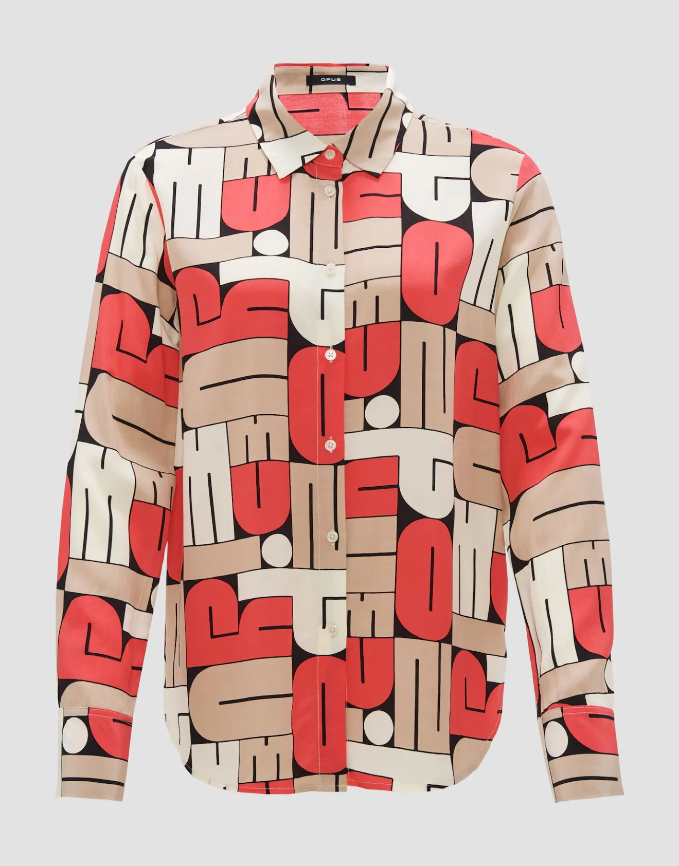 Cheap Printbluse FUMIRA Regular aus reiner Viskose Blusen