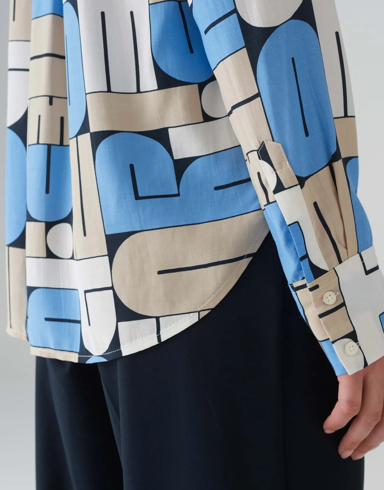Outlet Printbluse FUMIRA Regular aus reiner Viskose Blusen