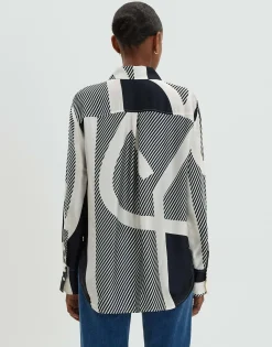 Shop Printbluse ZOUNA Loose aus schimmernder Viskose Blusen