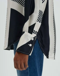 Shop Printbluse ZOUNA Loose aus schimmernder Viskose Blusen