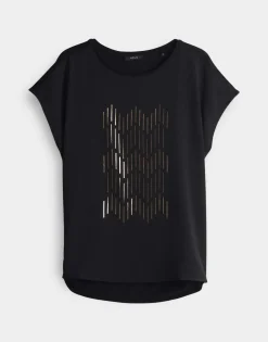 Clearance Printshirt SETRO PRINT Regular aus fließendem Material Mix Shirts