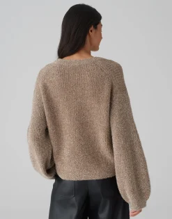 Hot Pullover PILMMA Loose mit flauschiger Textur Strick