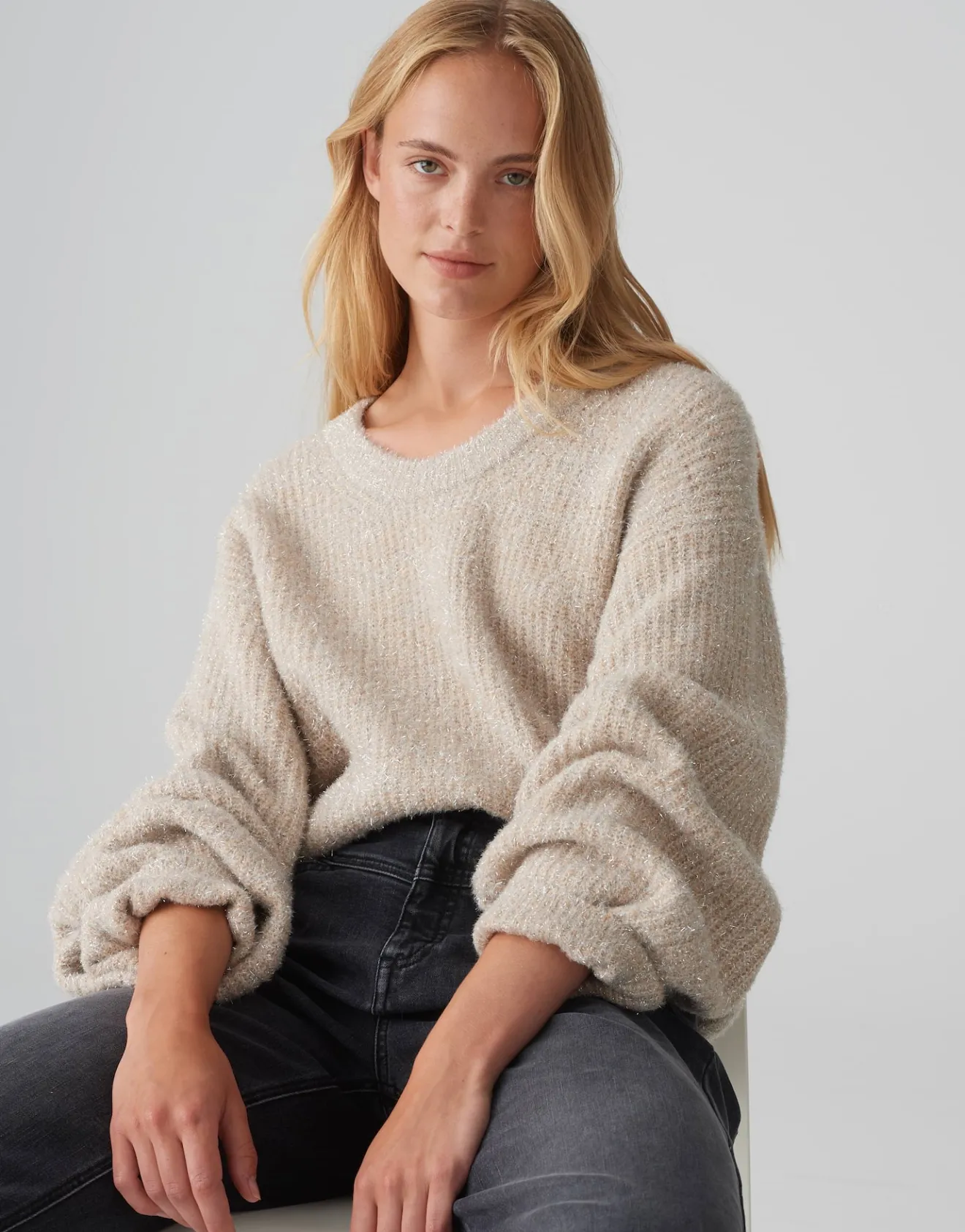 Sale Pullover PILMMA Loose mit flauschiger Textur Strick
