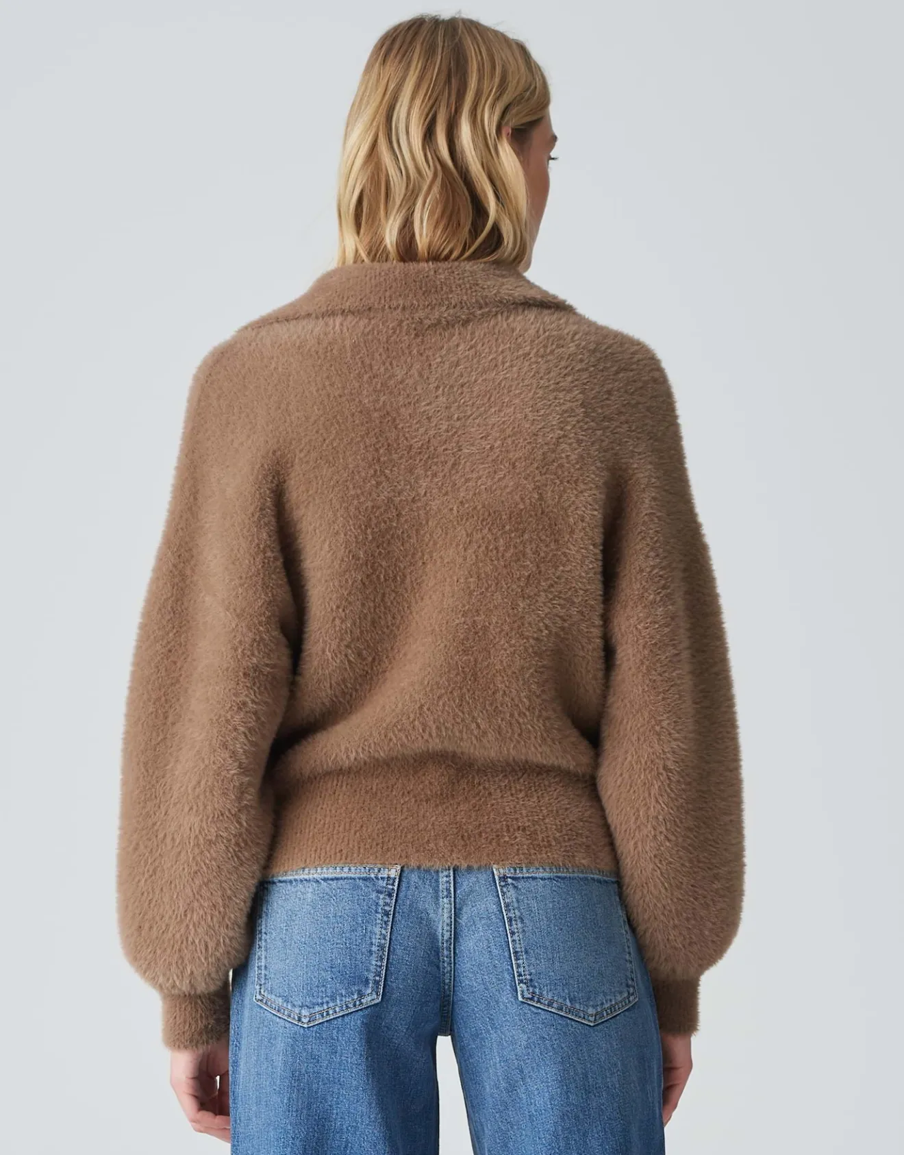 New Pullover POSSON Loose mit flauschiger Textur Strick