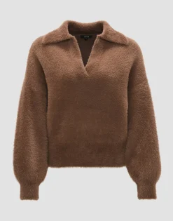 New Pullover POSSON Loose mit flauschiger Textur Strick