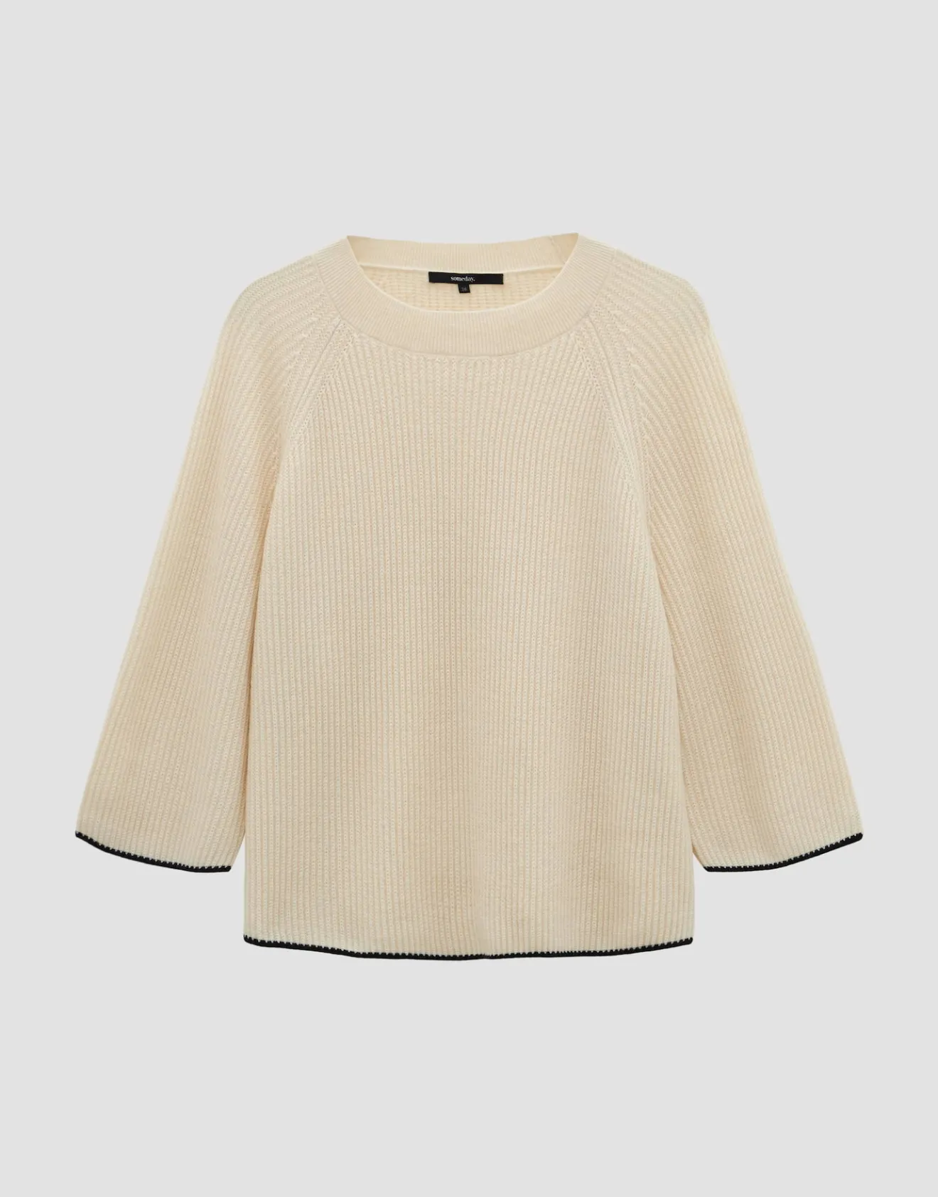 Hot Ripppullover Tijou Loose mit Kaschmir Strick