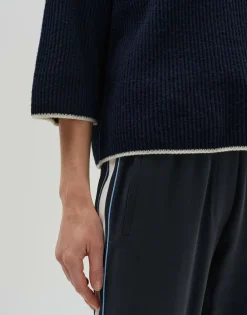 Outlet Ripppullover Tijou Loose mit Kaschmir Strick